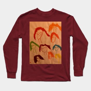 faces Long Sleeve T-Shirt